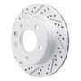 R1 02-06 Dodge Sprinter 3500 Front Left Drilled & Slotted Geo-Carbon Rotor