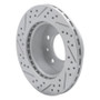R1 02-06 Dodge Sprinter 2500 Front Right Drilled & Slotted Geo-Carbon Rotor
