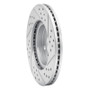 R1 04-06 Scion Xa Front Left Drilled & Slotted Geo-Carbon Rotor