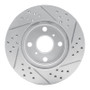 R1 04-06 Scion Xa Front Left Drilled & Slotted Geo-Carbon Rotor