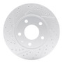 R1 19-25 Mazda 3 Front Left Drilled & Slotted Geo-Carbon Rotor