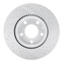 R1 19-25 Mazda 3 Front Left Drilled & Slotted Geo-Carbon Rotor