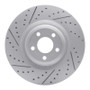 R1 20-26 Ford Explorer Front Left Drilled & Slotted Geo-Carbon Rotor
