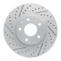 R1 13-19 Mazda 6 Front Left Drilled & Slotted Geo-Carbon Rotor