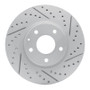 R1 13-19 Mazda Cx-5 Front Right Drilled & Slotted Geo-Carbon Rotor