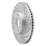 R1 13-19 Mazda Cx-5 Front Right Drilled & Slotted Geo-Carbon Rotor