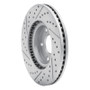 R1 13-19 Mazda Cx-5 Front Right Drilled & Slotted Geo-Carbon Rotor