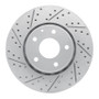 R1 16-25 Mazda 6 Front Left Drilled & Slotted Geo-Carbon Rotor