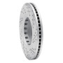 R1 16-25 Mazda 6 Front Left Drilled & Slotted Geo-Carbon Rotor