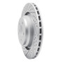 R1 05-23 Chrysler 300 Rear Left Drilled & Slotted Geo-Carbon Rotor