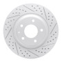 R1 04-11 Mazda Rx-8 Rear Right Drilled & Slotted Geo-Carbon Rotor