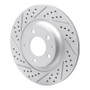 R1 04-11 Mazda Rx-8 Rear Left Drilled & Slotted Geo-Carbon Rotor