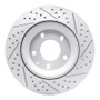 R1 04-11 Mazda Rx-8 Rear Left Drilled & Slotted Geo-Carbon Rotor