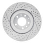 R1 04-11 Mazda Rx-8 Front Right Drilled & Slotted Geo-Carbon Rotor