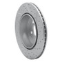 R1 16-24 Mini Cooper Countryman Front Left Drilled & Slotted Geo-Carbon Rotor