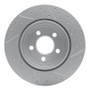 R1 16-24 Mini Cooper Countryman Front Left Drilled & Slotted Geo-Carbon Rotor