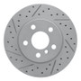 R1 14-24 Mini Cooper (Excl Clubman Front Left Drilled & Slotted Geo-Carbon Rotor