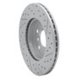 R1 14-24 Mini Cooper (Excl Clubman Front Left Drilled & Slotted Geo-Carbon Rotor