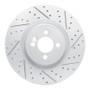 R1 13-13 Mini Cooper (Excl Clubman Front Right Drilled & Slotted Geo-Carbon Rotor