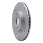 R1 11-16 Mini Cooper Countryman Front Left Drilled & Slotted Geo-Carbon Rotor