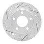 R1 93-03 Ford Probe Rear Left Drilled & Slotted Geo-Carbon Rotor