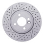 R1 07-15 Mini Cooper (Excl Clubman Front Left Drilled & Slotted Geo-Carbon Rotor