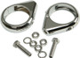 Turnsignal Clamps 49mm Pr Chrome