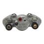 DFC 88-93 Ford Festiva Front-L Silver Zinc Coated Premium Caliper