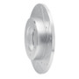 R1 79-80 Toyota Pickup Front Right Drilled & Slotted Silver Brake Rotor