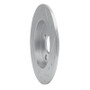R1 12-18 Toyota Yaris (USA/Canada) Rear Left Drilled & Slotted Silver Brake Rotor