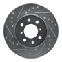 R1 18-23 Chevrolet AVEO (Mexico) Front Left Drilled & Slotted Silver Brake Rotor