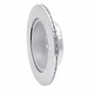 R1 93-98 Toyota Supra Rear Right Drilled & Slotted Silver Brake Rotor