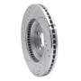 R1 99-07 Lexus ES300 Front Right Drilled & Slotted Silver Brake Rotor