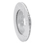 R1 91-95 Toyota MR2 Rear Left Drilled & Slotted Silver Brake Rotor