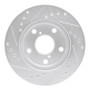 R1 91-95 Toyota MR2 Front Right Drilled & Slotted Silver Brake Rotor