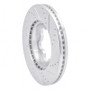 R1 03-06 Renault Laguna (Mexico) Front Left Drilled & Slotted Silver Brake Rotor