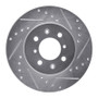 R1 97-02 Peugeot 306 (Mexico) Front Right Drilled & Slotted Silver Brake Rotor