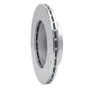 R1 88-92 Geo Prizm Front Right Drilled & Slotted Silver Brake Rotor