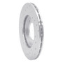 R1 81-82 Toyota Cressida Front Right Drilled & Slotted Silver Brake Rotor