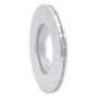 R1 81-82 Toyota Cressida Front Left Drilled & Slotted Silver Brake Rotor