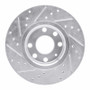 R1 06-10 Fiat Punto (Mexico) Front Right Drilled & Slotted Silver Brake Rotor