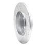 R1 91-99 Mercedes-Benz S350 Rear Right Drilled & Slotted Silver Brake Rotor