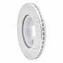 R1 00-09 Peugeot 206 (Mexico) Front Left Drilled & Slotted Silver Brake Rotor