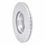 R1 72-74 Mercedes-Benz 350SL Front Right Drilled & Slotted Silver Brake Rotor