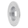 R1 01-06 Mercedes-Benz A190 (Mexico) Rear Left Drilled & Slotted Silver Brake Rotor