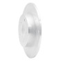 R1 11-16 Scion TC Rear Left Drilled & Slotted Silver Brake Rotor