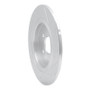 R1 18-25 Honda Odyssey Rear Left Drilled & Slotted Silver Brake Rotor