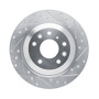 R1 13-25 Mazda MX-30 Rear Right Drilled & Slotted Silver Brake Rotor