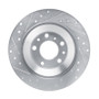 R1 13-25 Mazda MX-30 Rear Right Drilled & Slotted Silver Brake Rotor