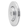 R1 16-25 Mazda CX-5 Front Left Drilled & Slotted Silver Brake Rotor
